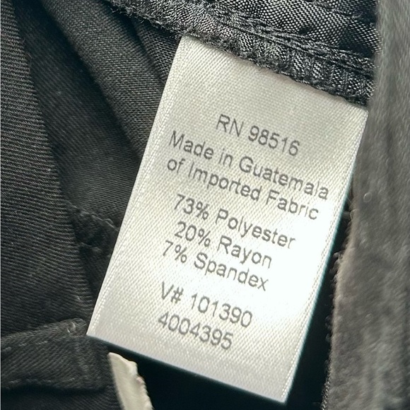 NWT Coldwater Creek Women’s Natural Fit Bootcut Trousers- Black/Size 20 Long - Picture 6 of 8